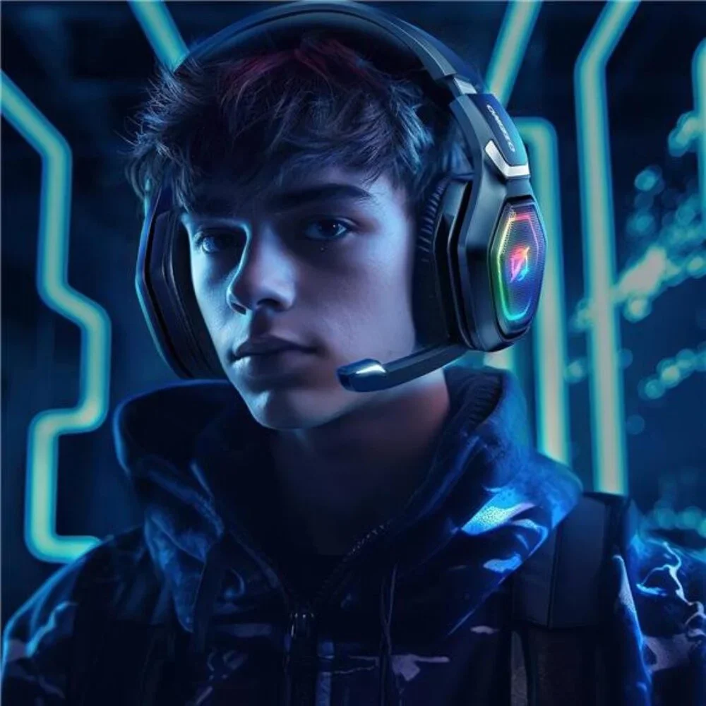 Wireless Gaming Headset with Microphone